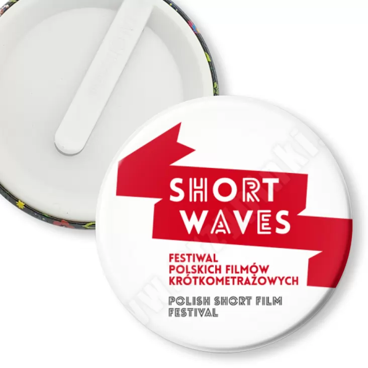 przypinka klips Festiwal Short Waves