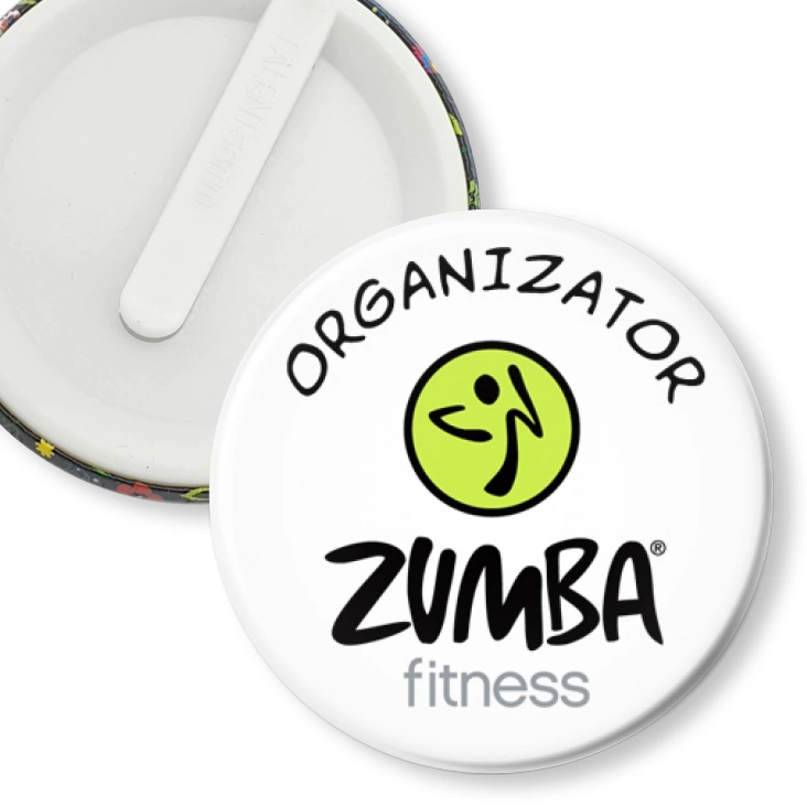 przypinka klips I love Zumba Fitnes - organizator