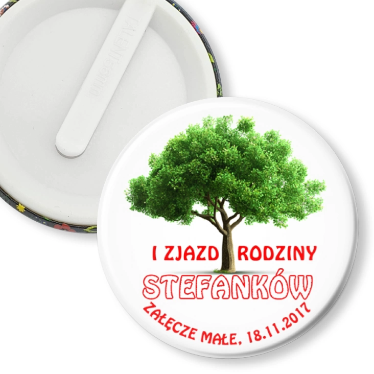 przypinka klips I Zjazd Rodziny Stefanków