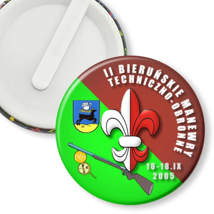 przypinka klips II Bieruńskie Manewry