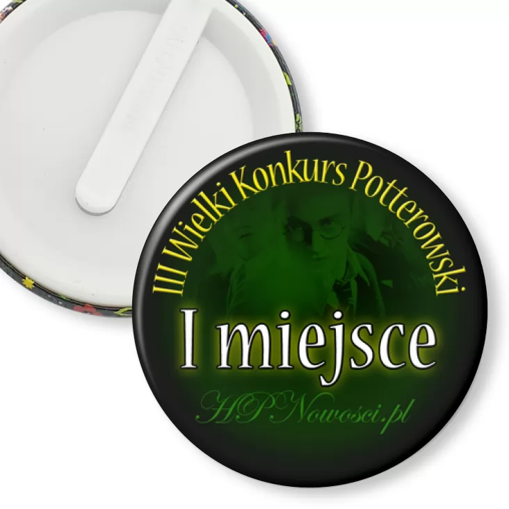 przypinka klips III Wielki Konkurs Potterowski