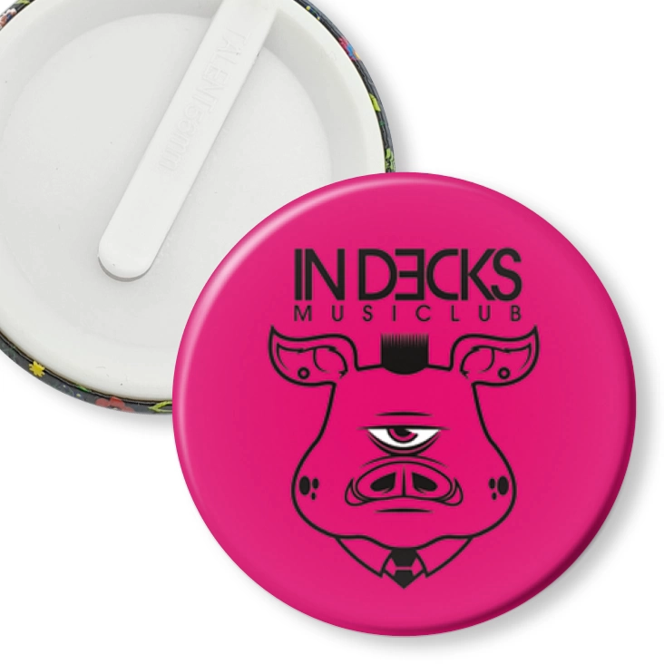 przypinka klips In Decks MusiClub F