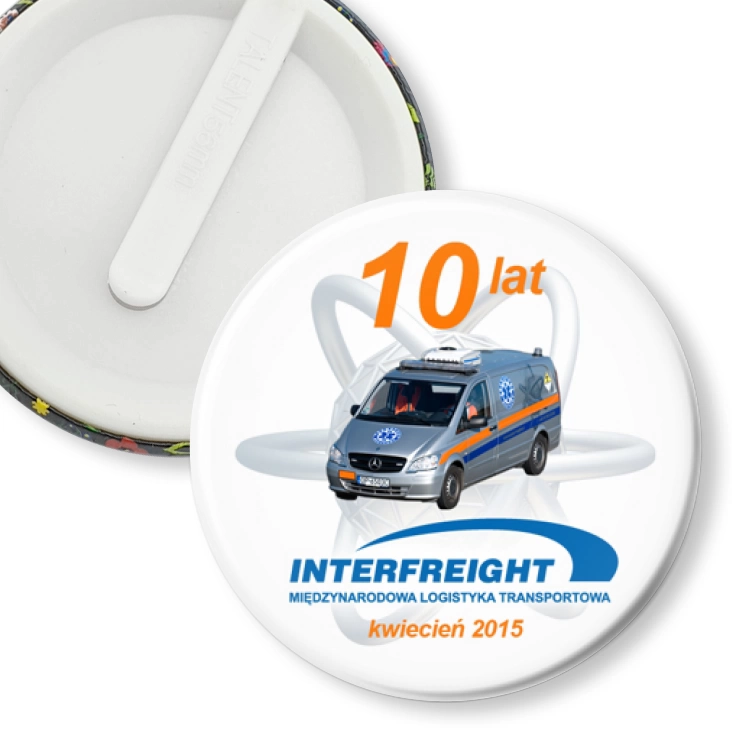 przypinka klips Interfreight