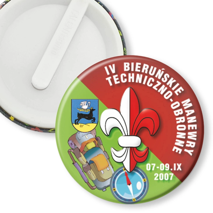 przypinka klips IV Bieruńskie Manewry