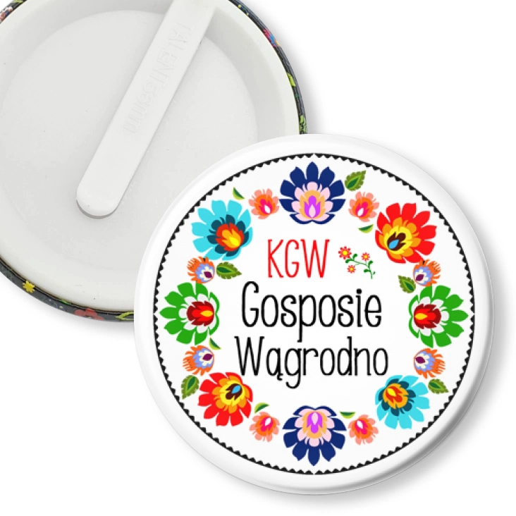 przypinka klips KGW Gosposie Wągrodno