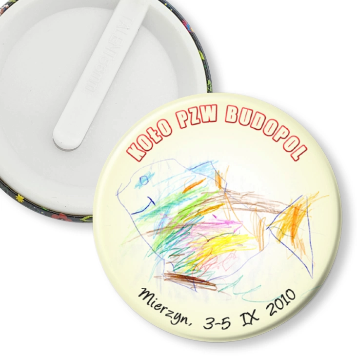 przypinka klips Koło PZW Budopol - Mierzyn 2010
