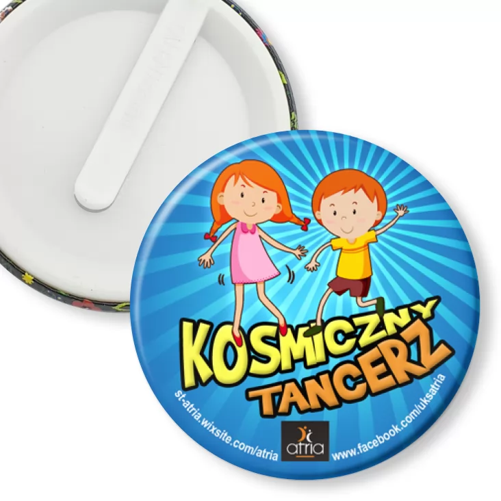 przypinka klips Kosmiczny Tancerz