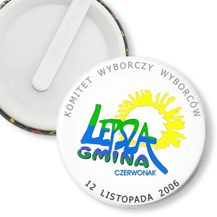 przypinka klips Lepsza Gmina Czerwonak 2006