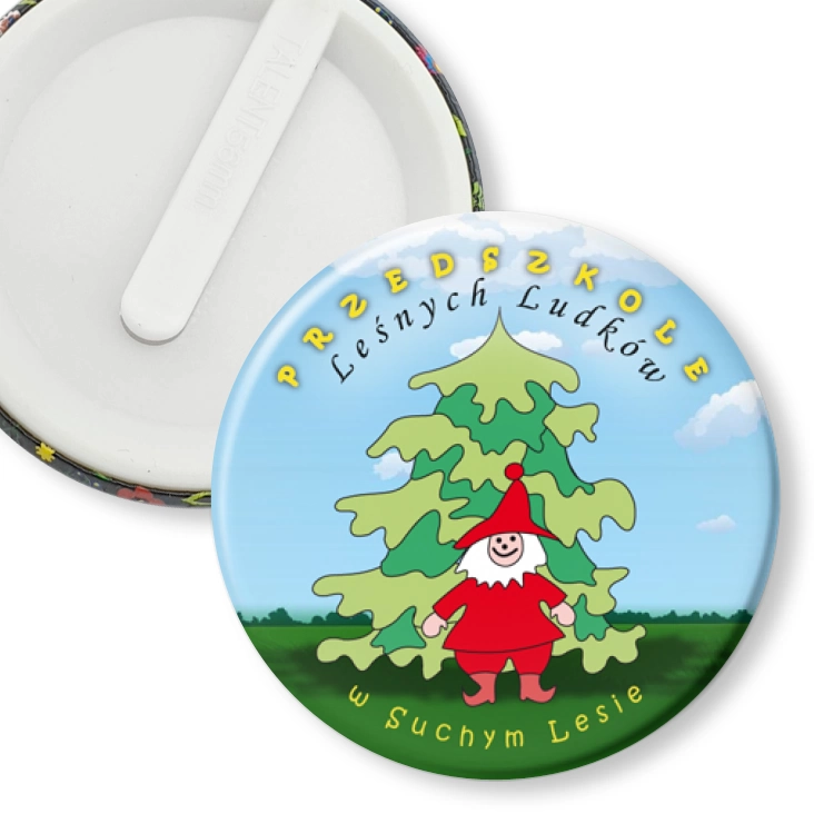 przypinka klips Leśne Ludki