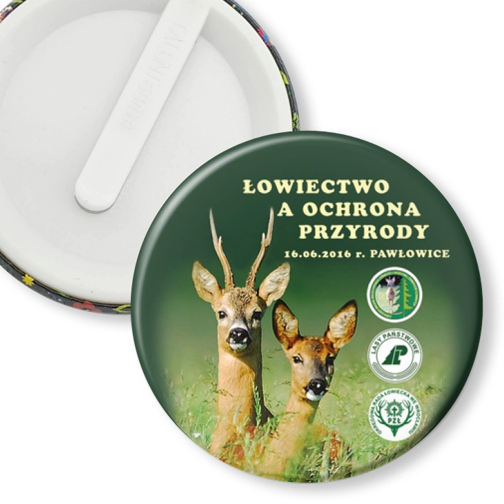 przypinka klips Łowiectwo a ochrona