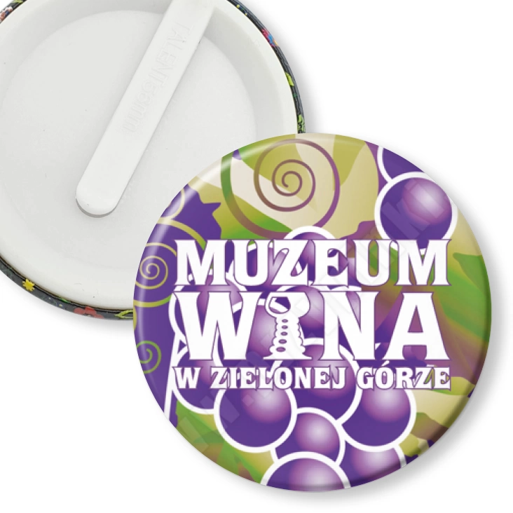 przypinka klips Muzeum Ziemi Lubuskiej 