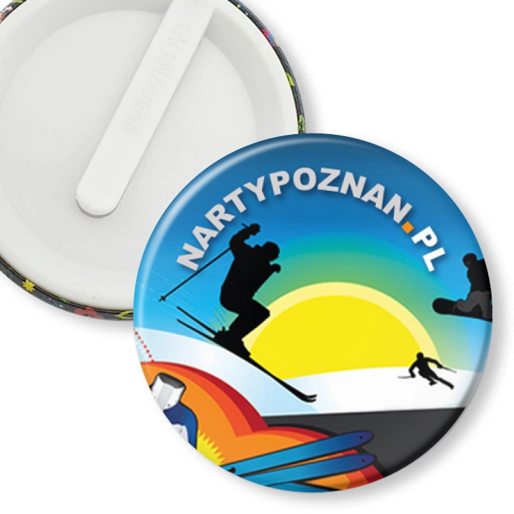przypinka klips nartypoznan.pl