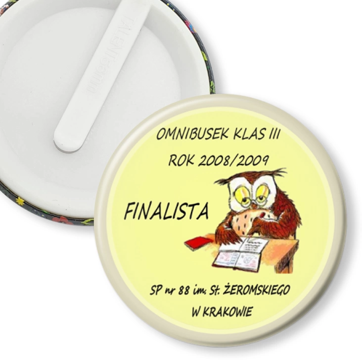 przypinka klips Omnibusek Finalista