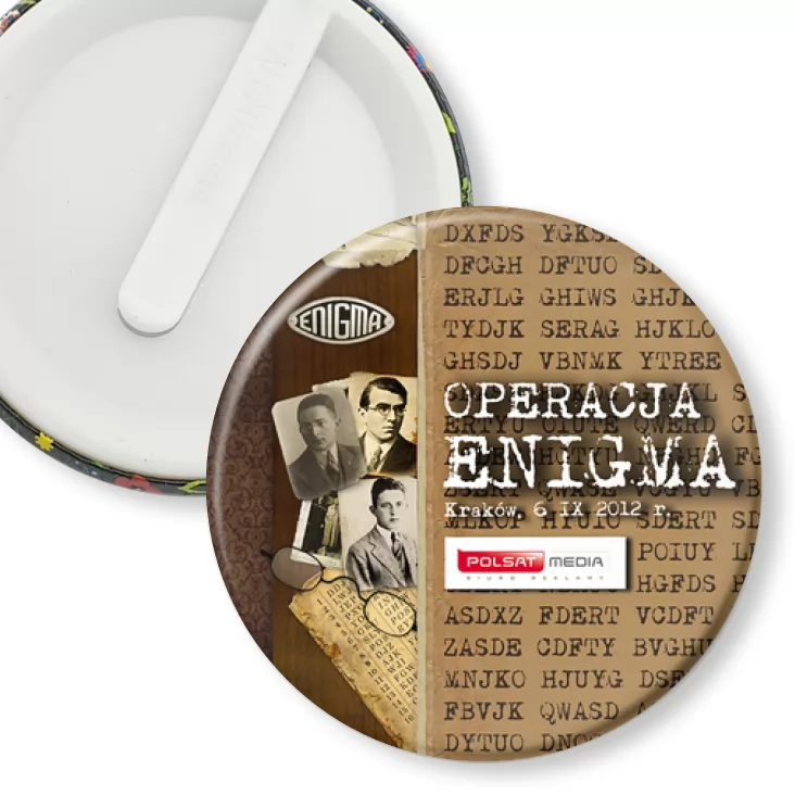 przypinka klips Operacja Enigma