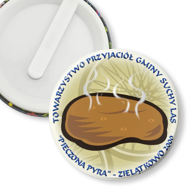 przypinka klips Pieczona Pyra 2000