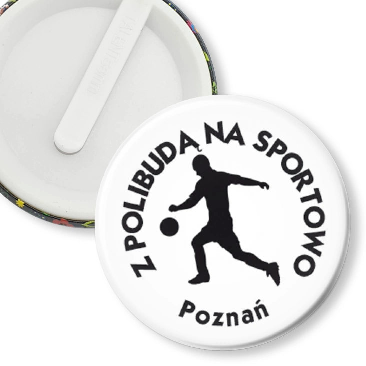 przypinka klips Politechnika Poznańska - Piłka Nożna