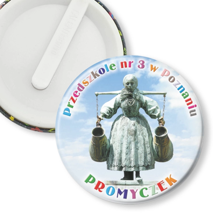 przypinka klips Przedszkole nr 3 w Poznaniu