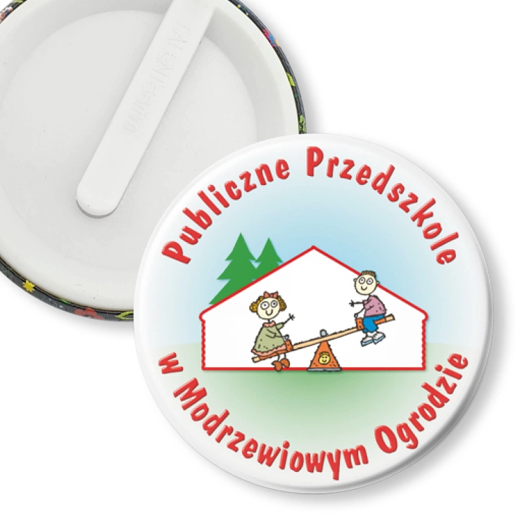 przypinka klips Publiczne Przedszkole - Pawłowice