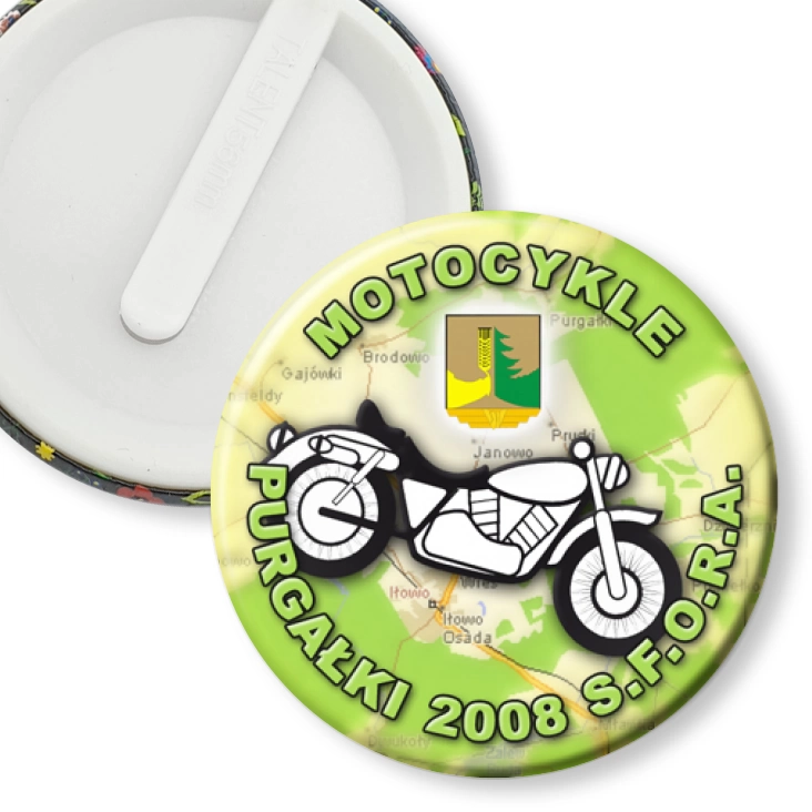 przypinka klips Purgałki 2008