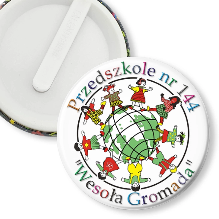 przypinka klips Pzredszkole nr 144