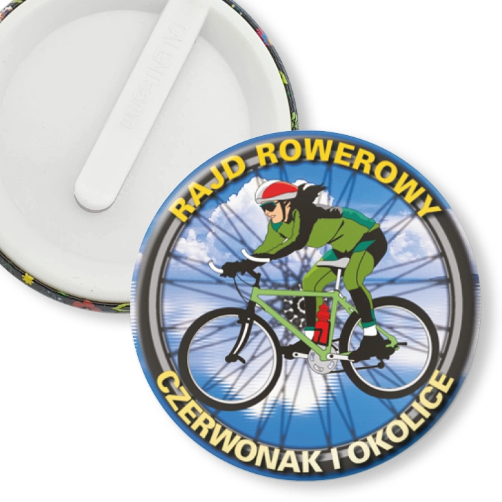 przypinka klips Rajd Rowerowy - Czerwonak i Okolice