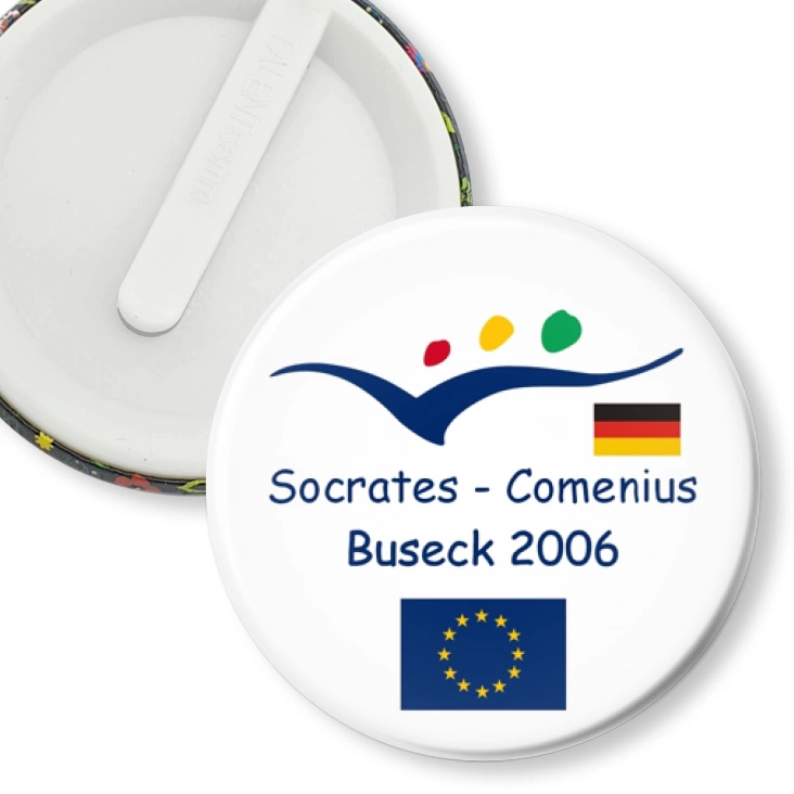 przypinka klips Socrates Comenius Buseck 2006