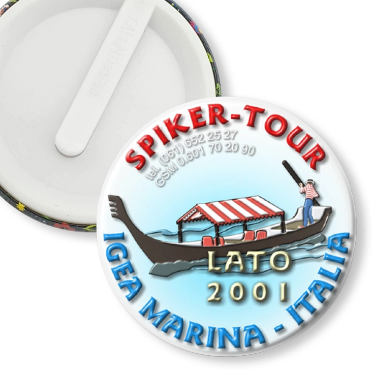 przypinka klips Spiker-Tour Igea Marina - Italia