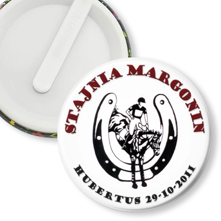 przypinka klips Stajnia Margonin - Hubertus 2011