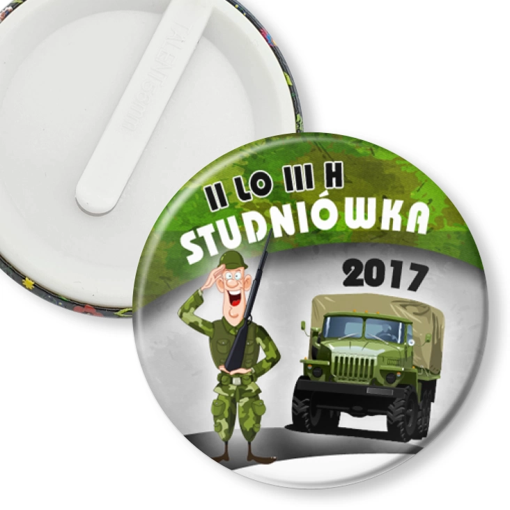 przypinka klips Studniówka - II LO III H