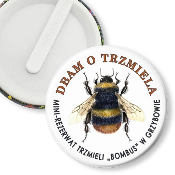 przypinka klips Trzmiel Bombus