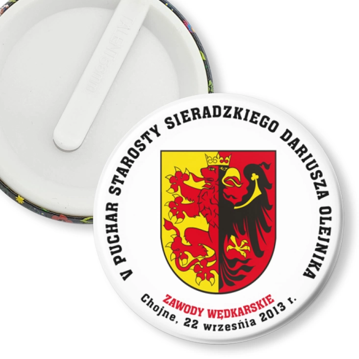 przypinka klips V Puchar Starosty Sieradzkiego