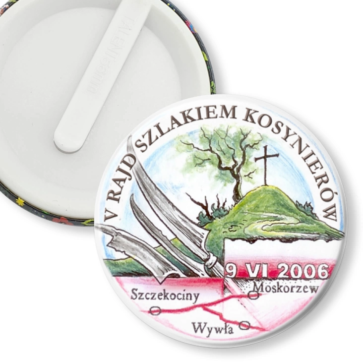 przypinka klips V Rajd Szlakiem Kosynierów
