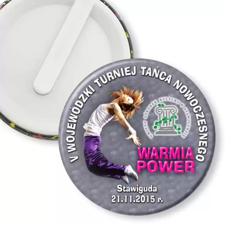 przypinka klips Warmia Power 2015