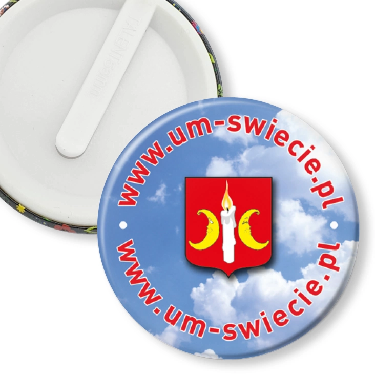 przypinka klips www.um-swiecie.pl
