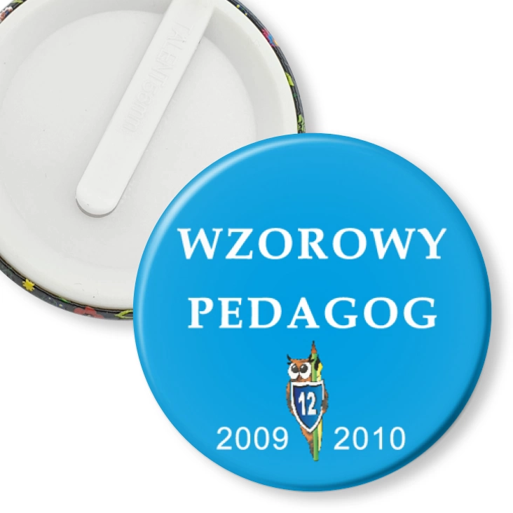 przypinka klips Wzorowy Pedagog