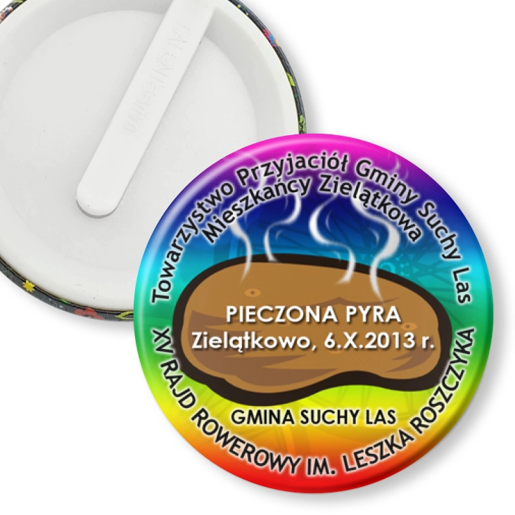 przypinka klips XV Rajd Rowerowy im. Leszka Roszczyka