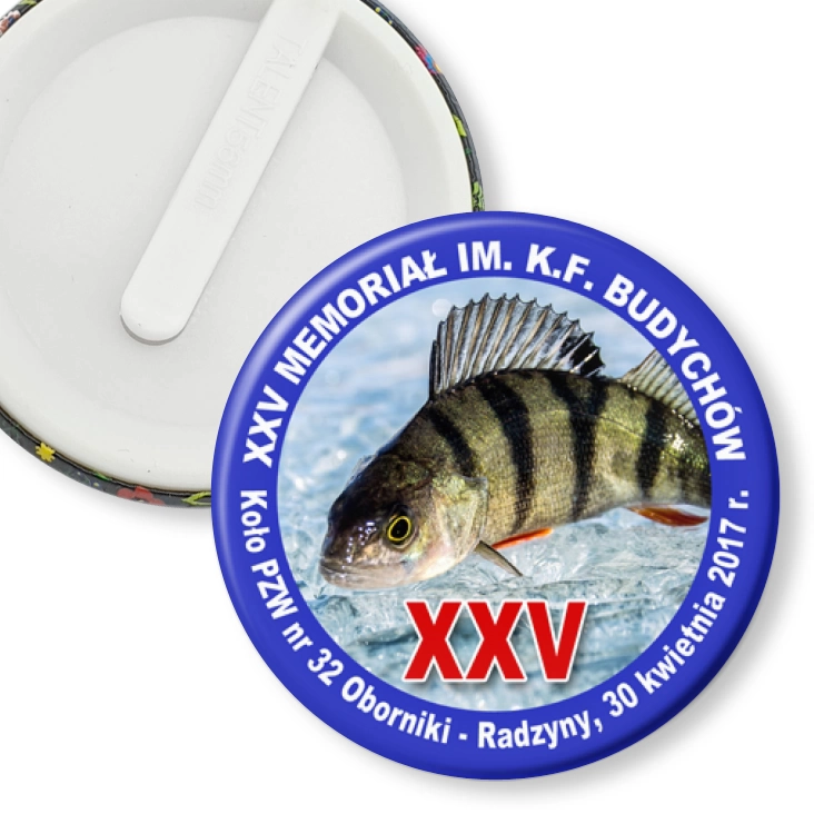 przypinka klips XXI Memoriał K.F. Budychów