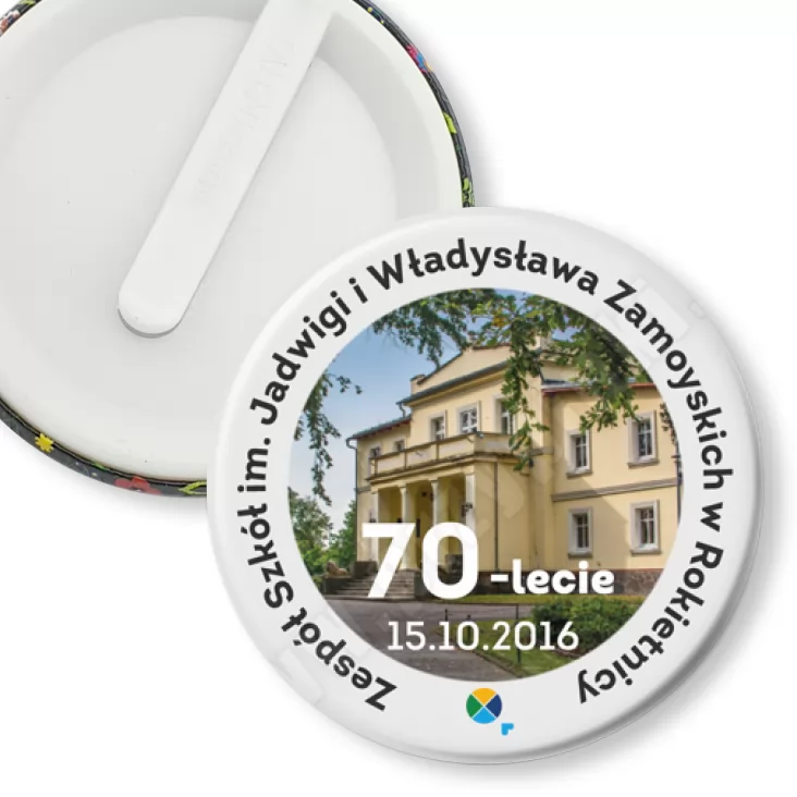przypinka klips ZS Rokietnica