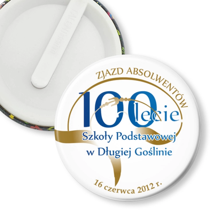 przypinka klips 100-lecie SP w Długiej Goślinie