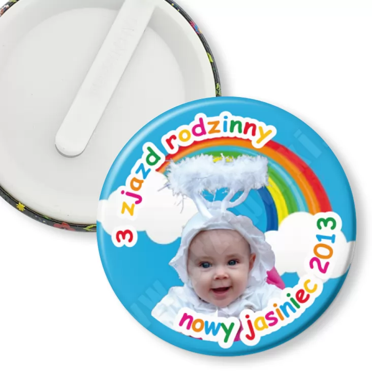 przypinka klips 3 zjazd rodzinny