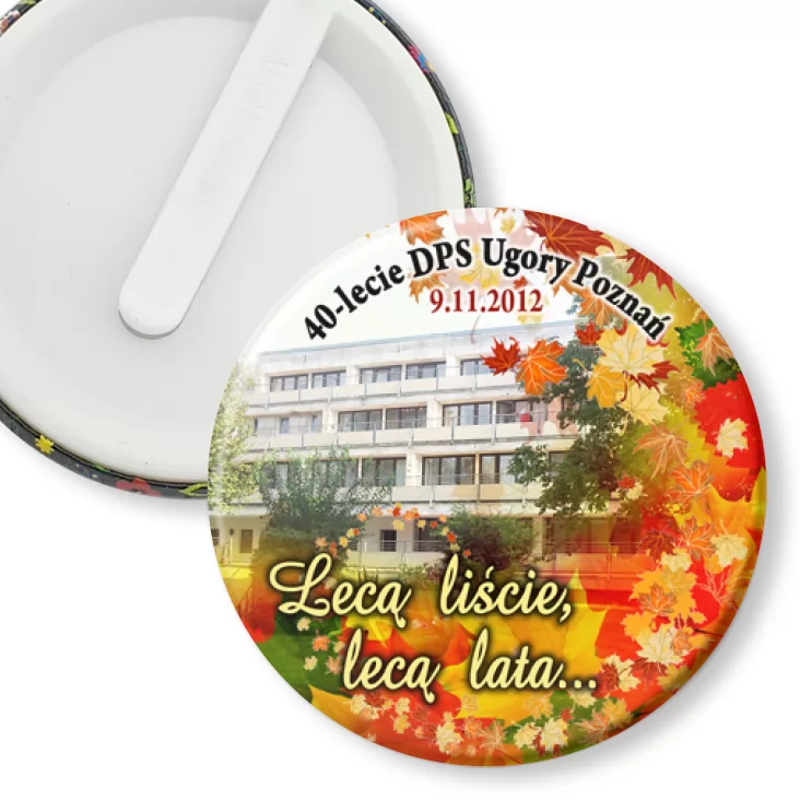 przypinka klips 40-lecie DPS Ugory Poznań