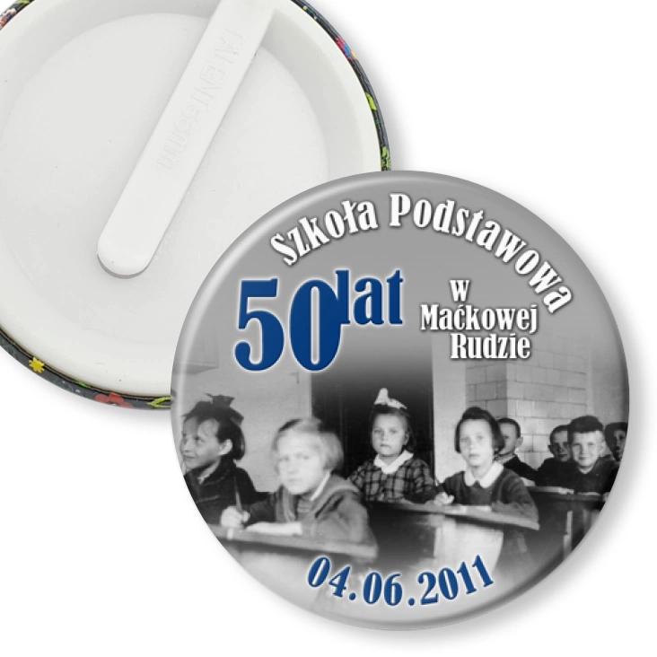 przypinka klips 50 lat SP w Maćkowej Rudzie