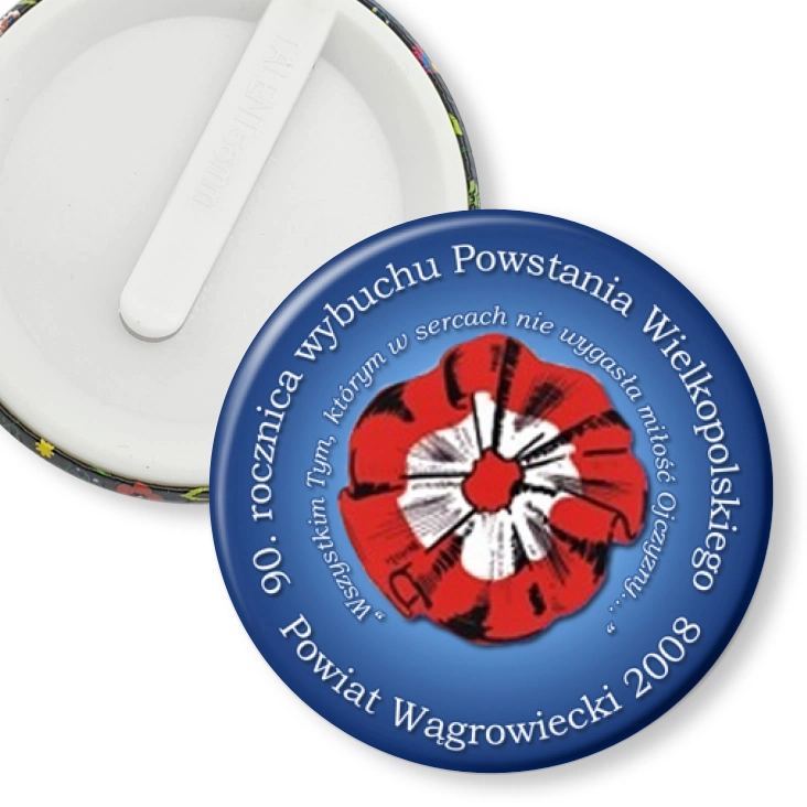 przypinka klips 90. rocznica Powstania Wielkopolskiego
