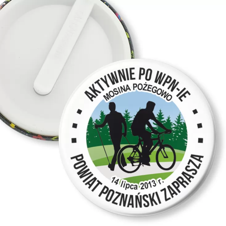 przypinka klips Aktywnie po WPN-ie