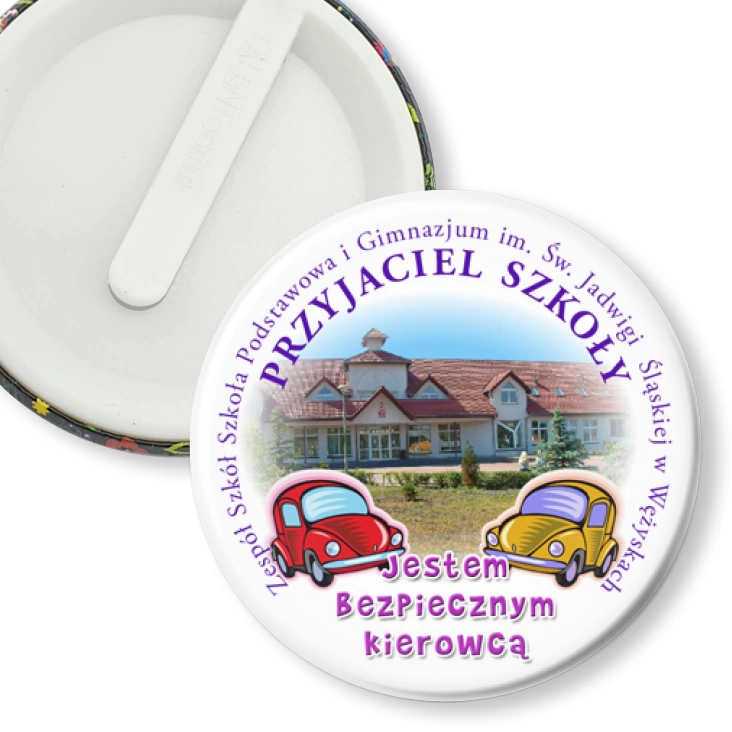 przypinka klips Bezpieczny kierowca