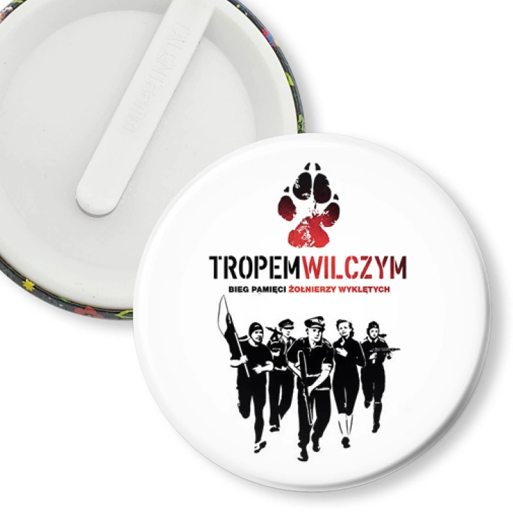przypinka klips Bieg Tropem Wilczym