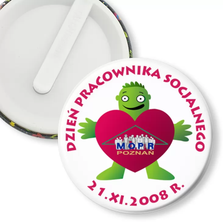 przypinka klips Dzień Pracownika Socjalnego
