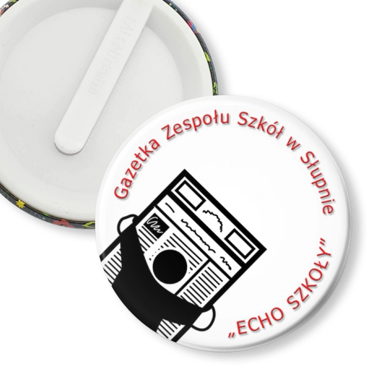 przypinka klips Echo Szkoły - ZS w Słupnie A
