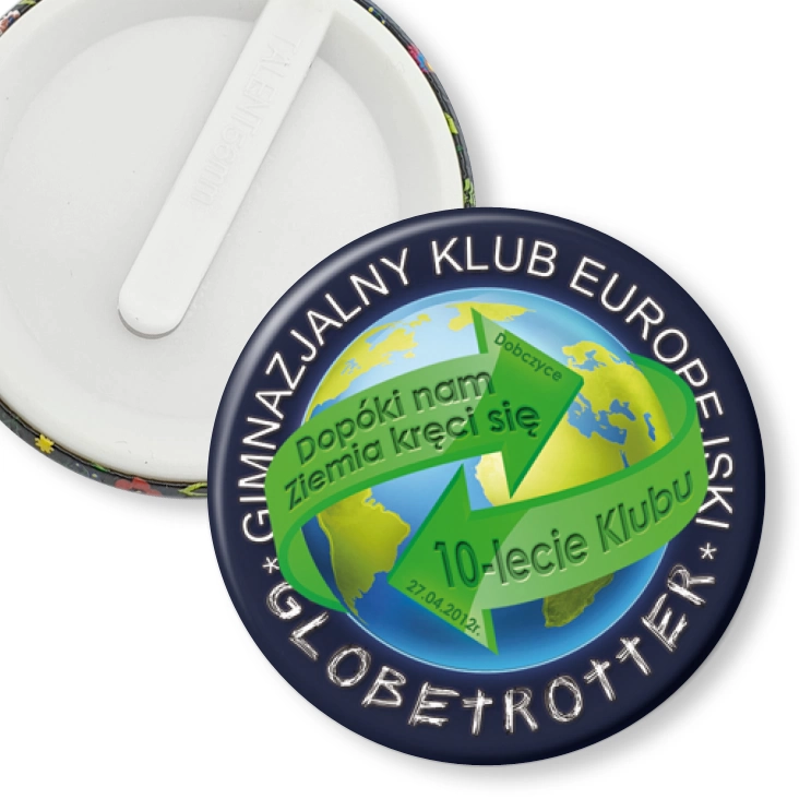 przypinka klips Globetrotter