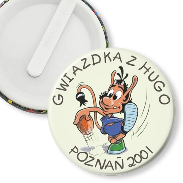 przypinka klips Gwiazda z Hugo